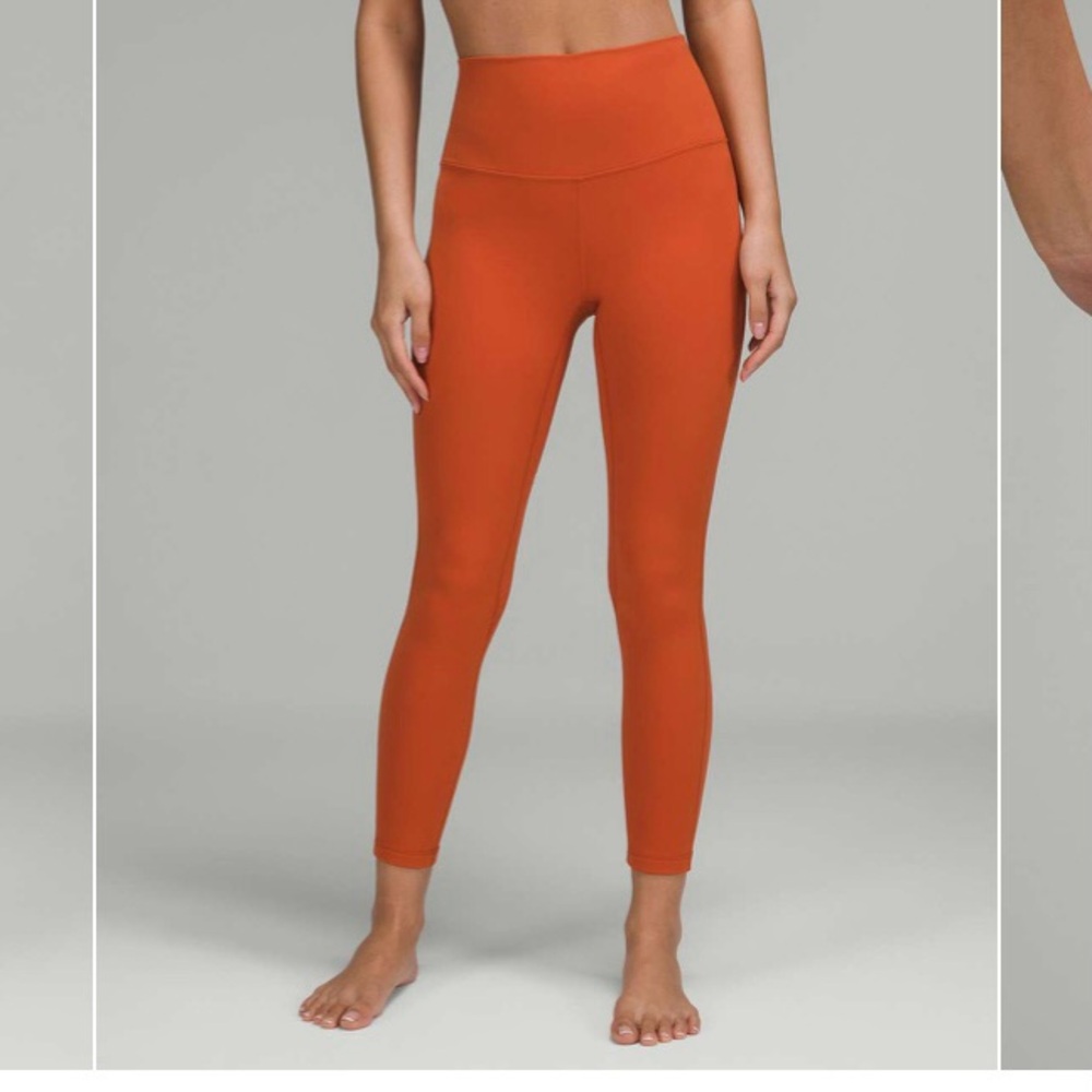 Lululemon Orange Canyon Align Leggings